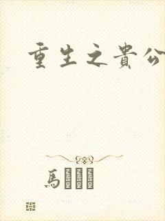 重生之贵公子封面