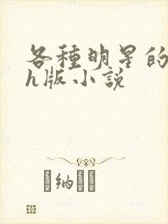 各种明星的综艺h版小说