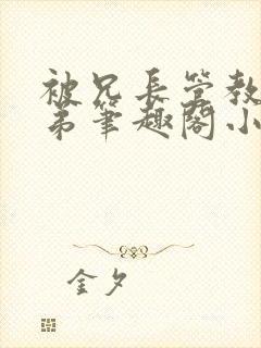 被兄长管教的弟弟笔趣阁小说封面