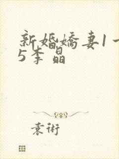 新婚娇妻1一25李晶