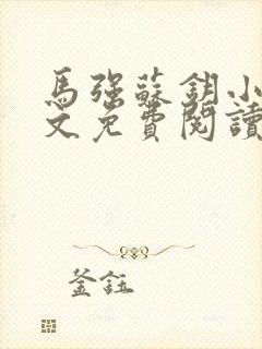 马强苏钥小说全文免费阅读最新章节封面