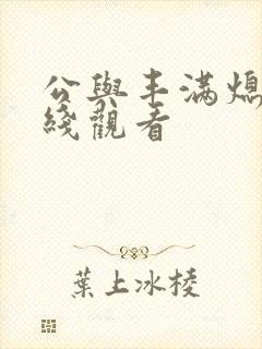 公与丰满熄4在线观看