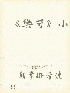 《乐可》小说封面