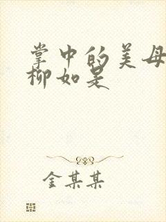 掌中的美母版主柳如是