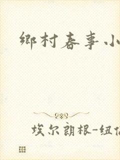 乡村春事小说