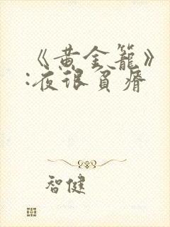 《黄金笼》作者:夜很贫瘠