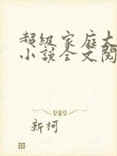 超级家庭大杂烩小说全文阅读封面