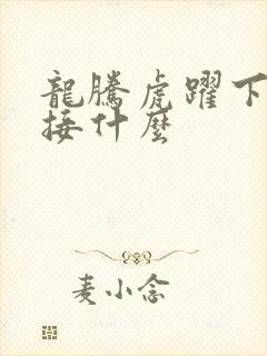 龙腾虎跃下一句接什么封面