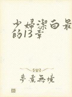 少妇洁白最刺激的13章封面