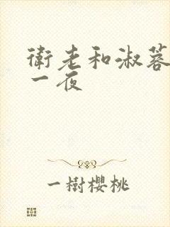 卫老和淑蓉销魂一夜