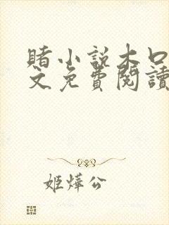 赌小说木口银全文免费阅读笔趣阁