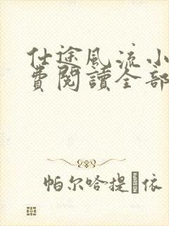 仕途风流小说免费阅读全部章节封面