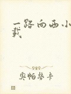 一路向西小说下载