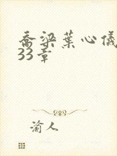 乔梁叶心仪3233章封面