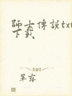 师士传说txt下载