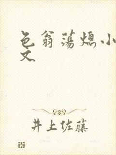 色翁荡熄小说全文