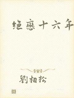 绝恋十六年封面