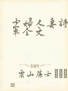 少妇人妻诗雨小军全文封面