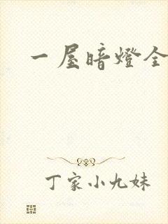 一屋暗灯全文封面