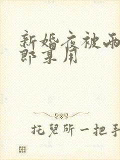 新婚夜被两个伴郎享用封面