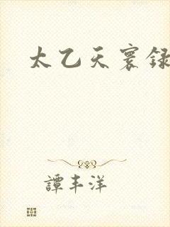 太乙天寰录封面