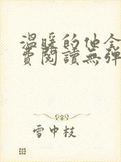 温暖的他全文免费阅读无弹窗封面