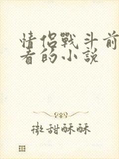 情侣战斗前适合看的小说