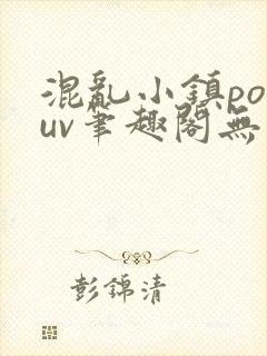 混乱小镇popuv笔趣阁无广告封面