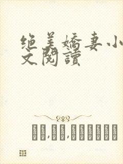 绝美娇妻小说全文阅读封面