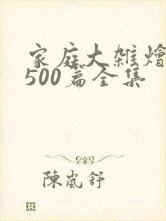 家庭大杂烩小说500篇全集