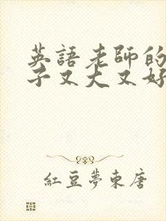 英语老师的小兔子又大又好吃