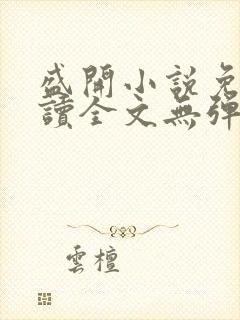 盛开小说免费阅读全文无弹窗