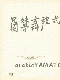 兄妹方程式(校园骨科)