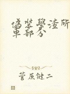 伪装学渣所有开车部分