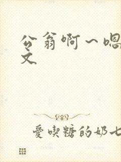 公翁啊～嗯啊h文封面