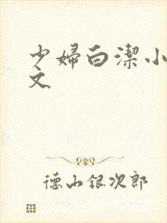 少妇白洁小说全文