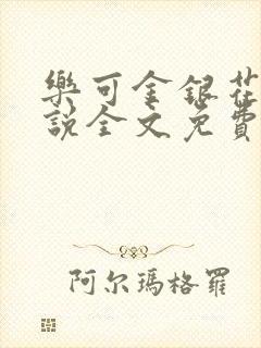 乐可金银花露小说全文免费