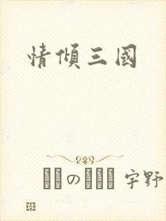 情倾三国封面