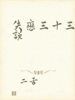 失恋三十三天小说封面