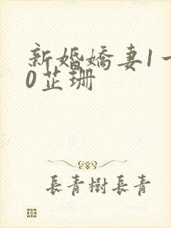 新婚娇妻1一40芷珊