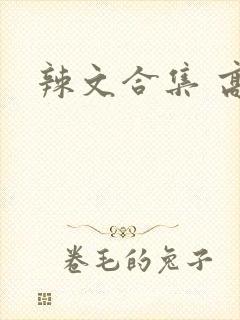 辣文合集 高h