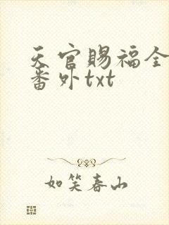 天官赐福全文加番外txt