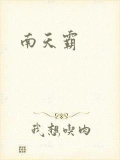 南天霸封面