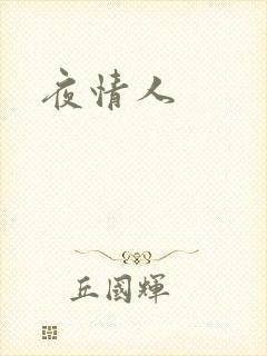 夜情人封面