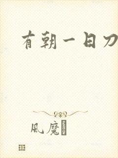 有朝一日刀在手