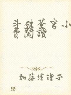 斗破苍穹小说免费阅读封面