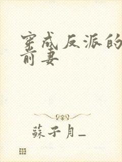 穿成反派的炮灰前妻