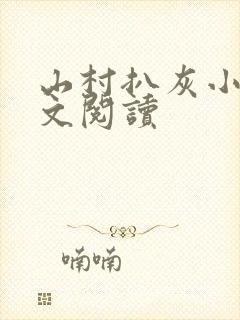 山村扒灰小说全文阅读封面