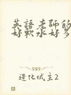 英语老师的兔子好软水好多