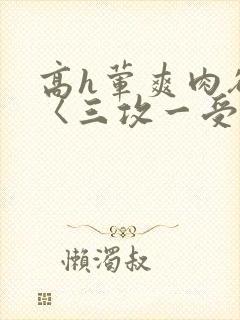 高h荤爽肉欲文〈三攻一受